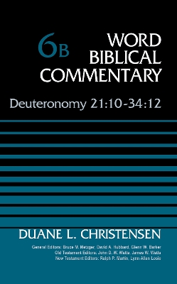 Book cover for Deuteronomy 21:10-34:12, Volume 6B
