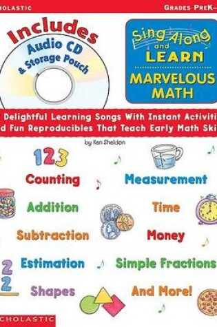 Cover of Sing Along and Learn: Marvelous Math (with Audio CD)