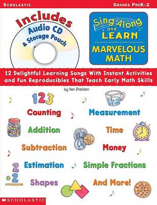 Book cover for Sing Along and Learn: Marvelous Math (with Audio CD)