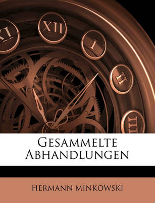 Book cover for Gesammelte Abhandlungen, Erster Band