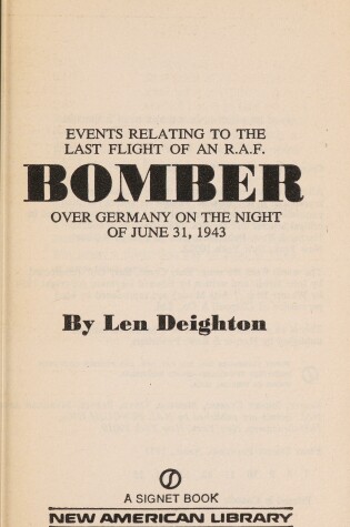 Cover of Deighton Len : Bomber