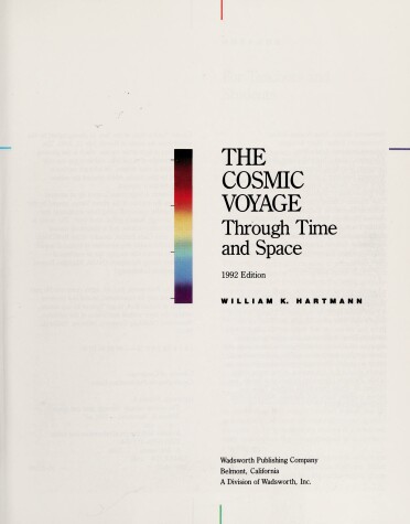 Book cover for The Cosmic Voyage