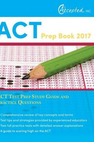 Cover of ACT Prep Book 2017
