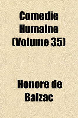 Book cover for Comedie Humaine (Volume 35)