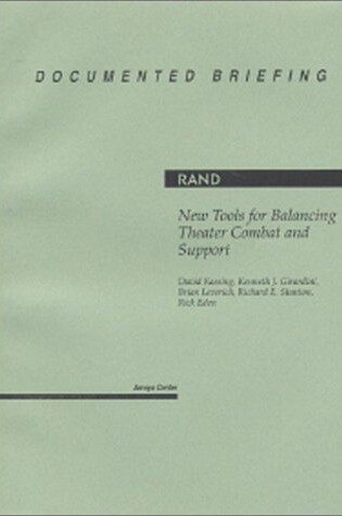 Cover of New Tools for Balancing Theater Combat and Support