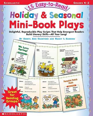 Book cover for 15 Easy-To-Read Holiday & Seasonal Mini-Book Plays