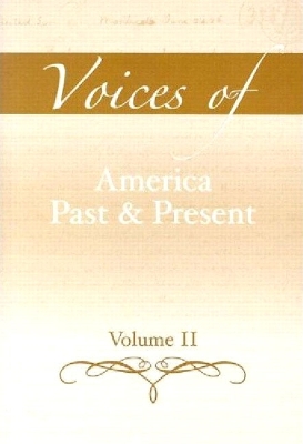 Book cover for Voices of America Past and Present, Volume 2