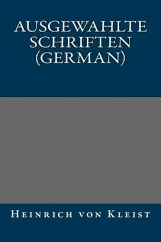 Cover of Ausgewahlte Schriften (German)