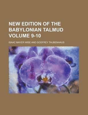 Book cover for New Edition of the Babylonian Talmud Volume 9-10