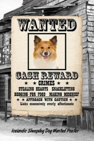 Cover of Icelandic Sheepdog Dog Wanted Poster