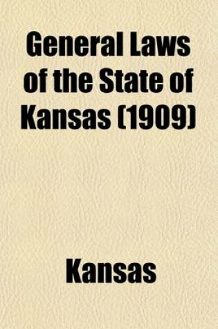 Cover of General Laws of the State of Kansas