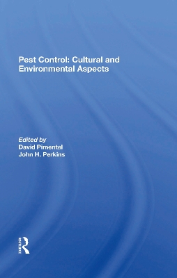 Book cover for Pest Control: Cultural And Environmental Aspects