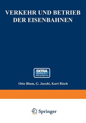 Cover of Verkehr Und Betrieb Der Eisenbahnen