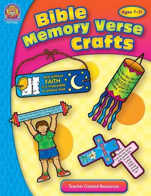 Book cover for Bible Memory Verse Crafts