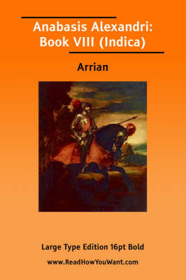 Book cover for Anabasis Alexandri