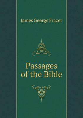 Book cover for Passages of the Bible
