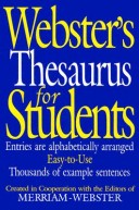 Cover of Webster's Thesaurus for Students