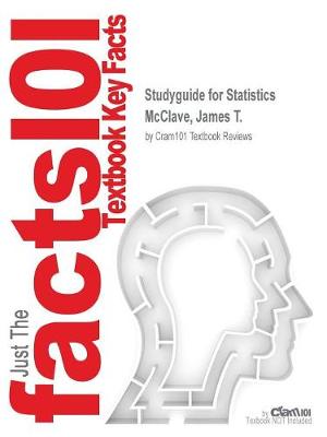 Book cover for Studyguide for Statistics by McClave, James T., ISBN 9780134080215