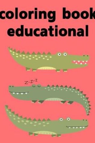 Cover of coloring book educational