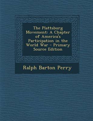 Book cover for The Plattsburg Movement