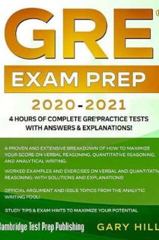 Cover of GRE Exam Prep 2020-2021