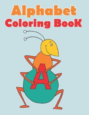 Book cover for Alphabet coloring book