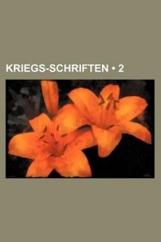 Cover of Kriegs-Schriften (2)