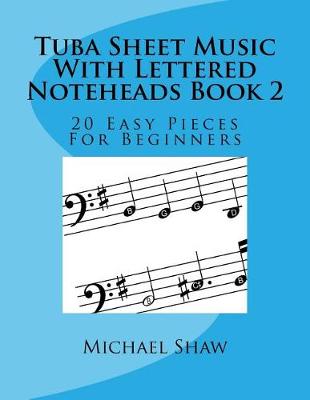 Cover of Tuba Sheet Music With Lettered Noteheads Book 2