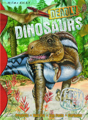 Book cover for Fact Files Deadly Dinosaurs