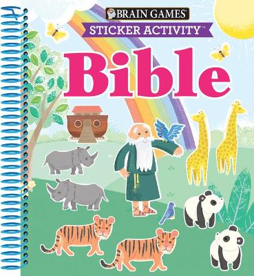 Cover of Brain Games - Sticker Activity: Bible (for Kids Ages 3-6)