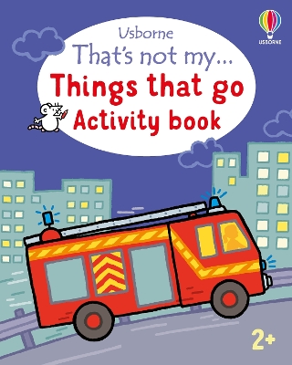 Book cover for That's not my... Things that go Activity book