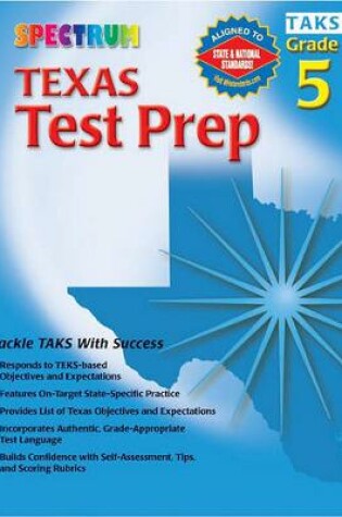 Cover of Texas Test Prep, Grade 5