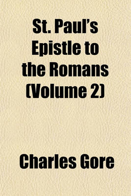 Book cover for St. Paul's Epistle to the Romans (Volume 2)