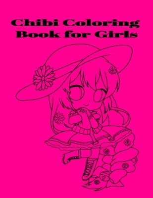 Book cover for Chibi Coloring Book for Girls