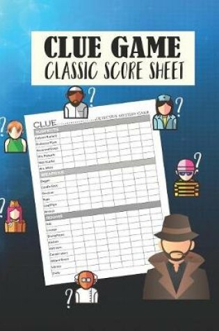 Cover of Clue Game Classic Score Sheet
