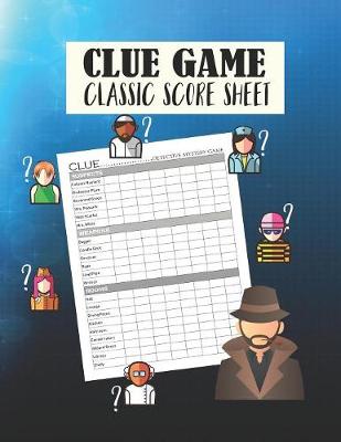 Cover of Clue Game Classic Score Sheet