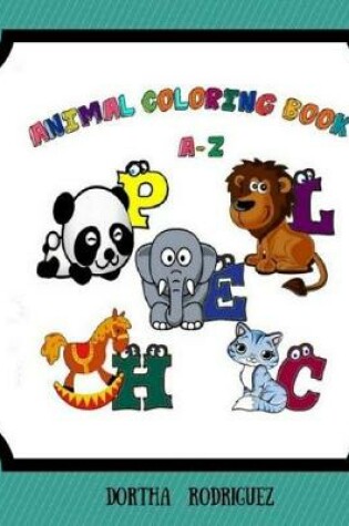 Cover of Animals Coloring Book A-Z