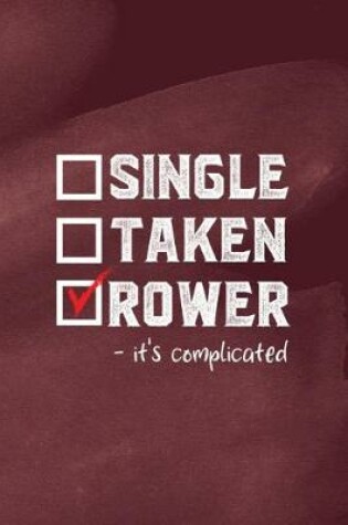 Cover of Single Taken Rower -It's Complicated