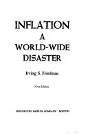 Book cover for Inflation, a World-Wide Disaster