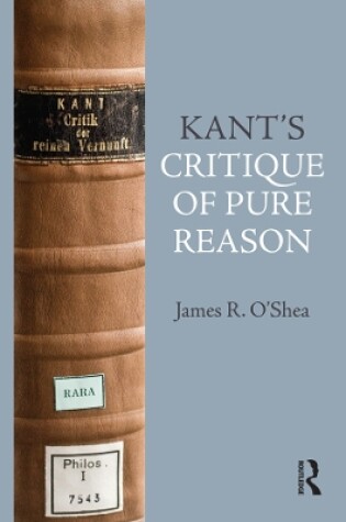 Cover of Kant's Critique of Pure Reason