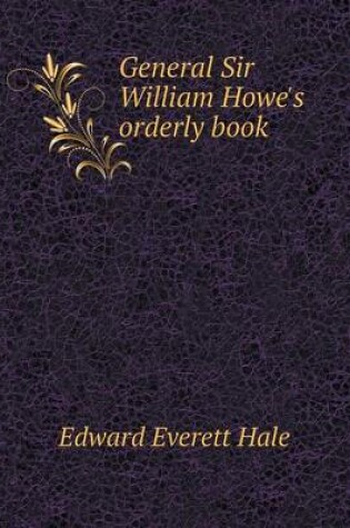 Cover of General Sir William Howe's orderly book