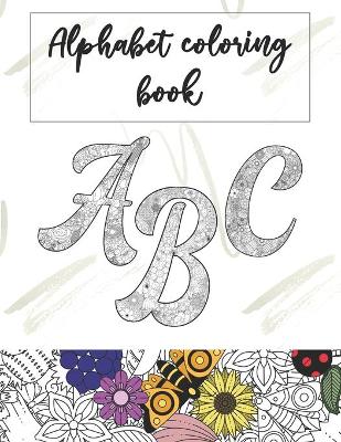 Book cover for Alphabet coloring book