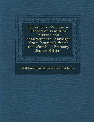 Book cover for Exemplary Women