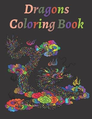 Book cover for Dragons Coloring Book