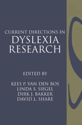 Cover of Current Directions in Dyslexia Research