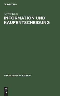 Cover of Information und Kaufentscheidung