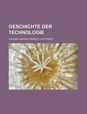 Book cover for Geschichte Der Technologie