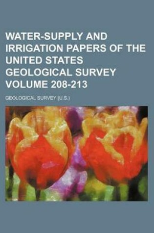 Cover of Water-Supply and Irrigation Papers of the United States Geological Survey Volume 208-213