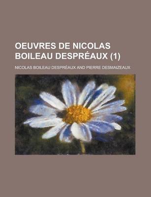 Book cover for Oeuvres de Nicolas Boileau Despreaux (1)