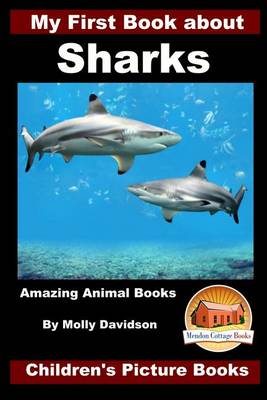 Book cover for My First Book about Sharks - Amazing Animal Books - Children's Picture Books